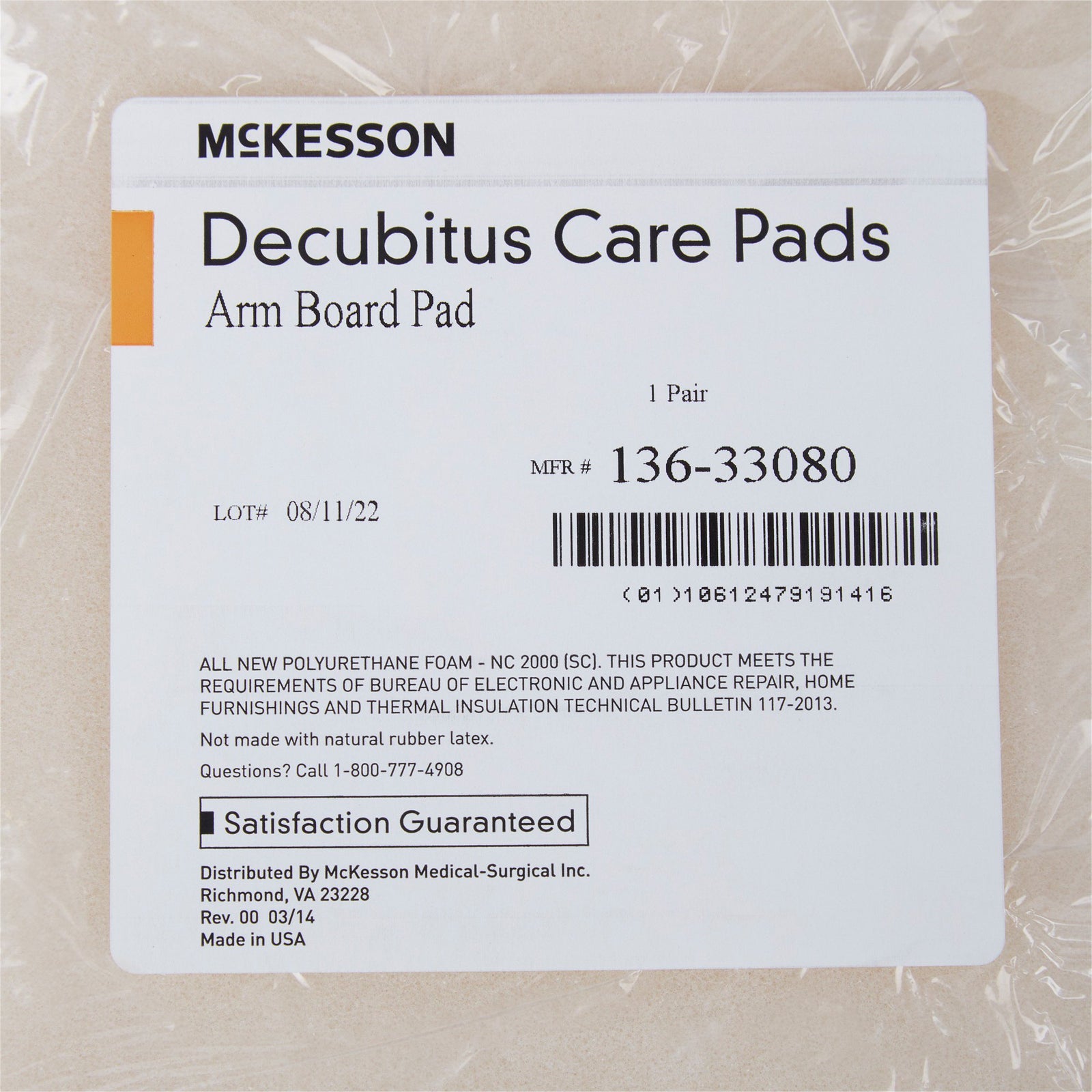 McKesson Armboard Pads