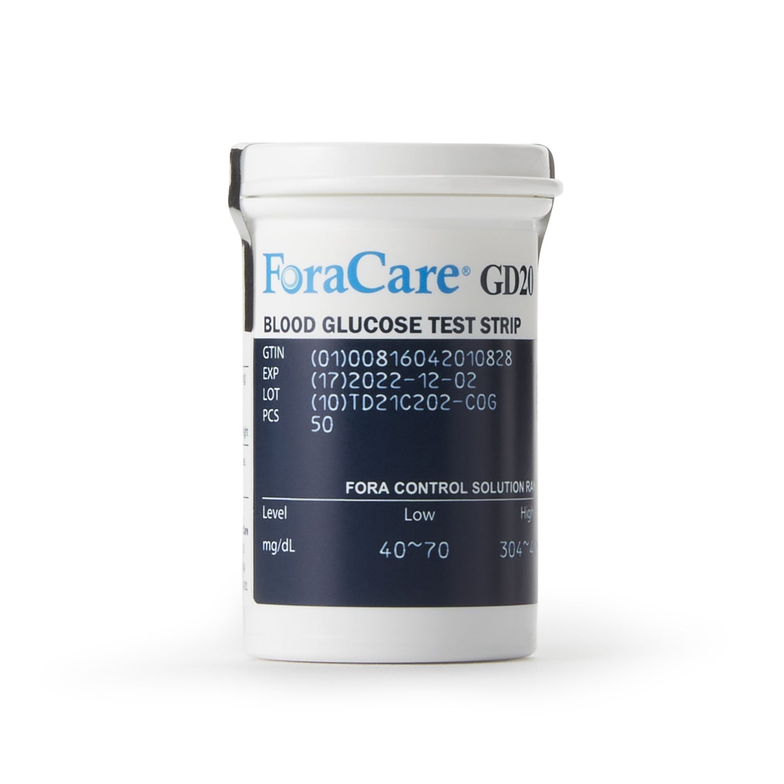 FORA GD20 Blood Glucose Test Strips