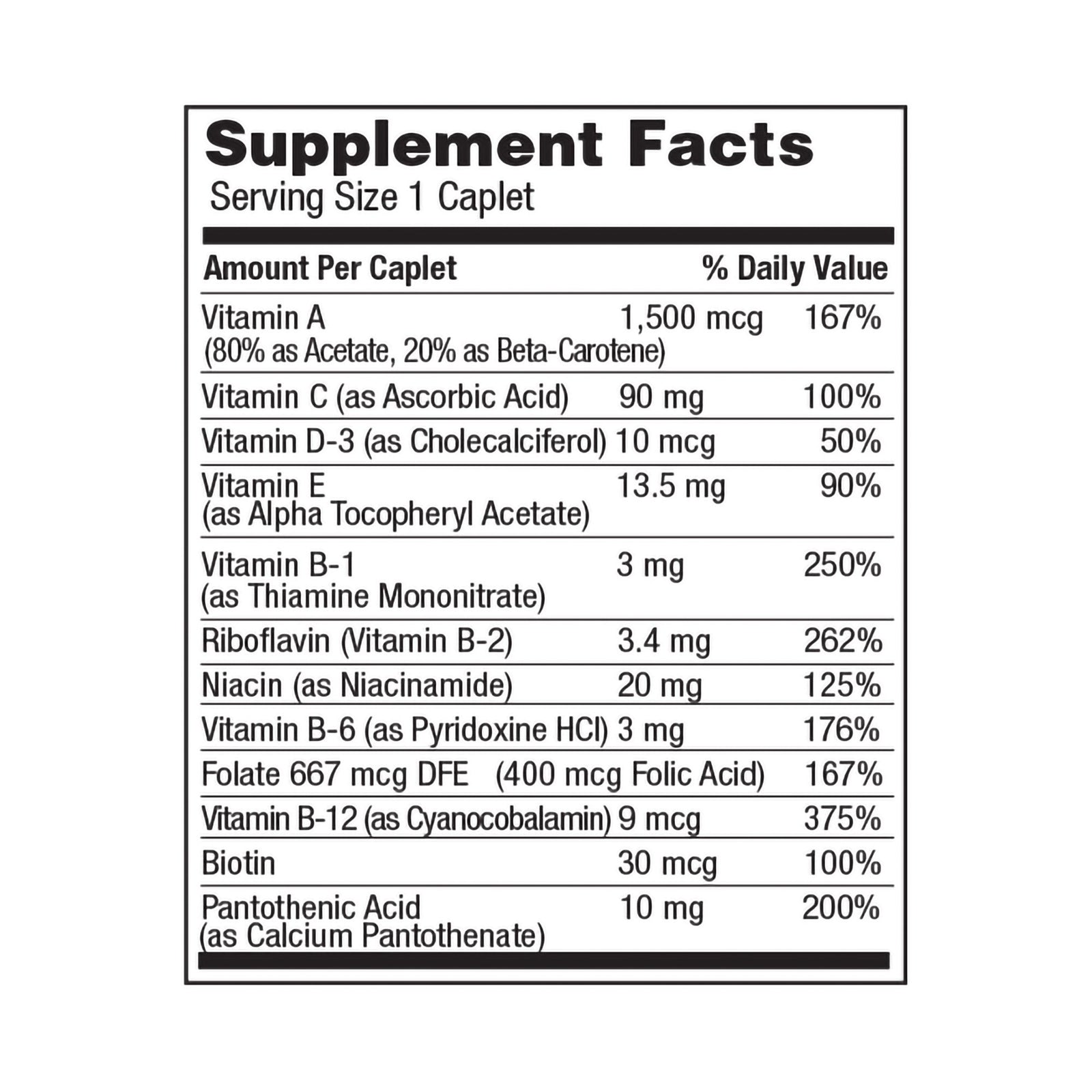 Geri-Care Multivitamin Supplement