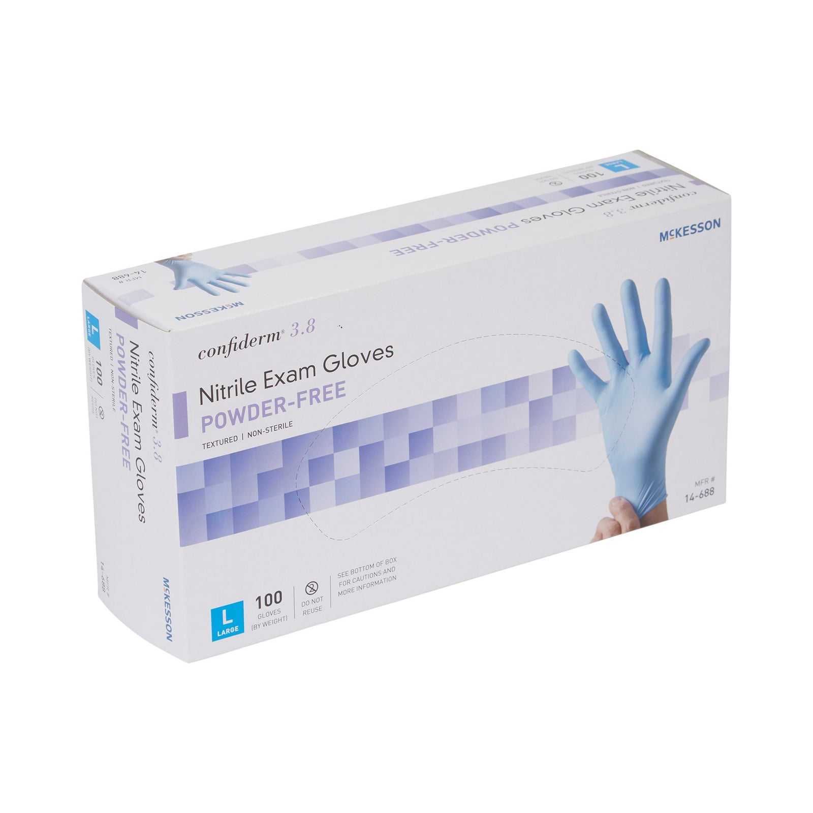 McKesson Confiderm 3.8 Nitrile Exam Glove