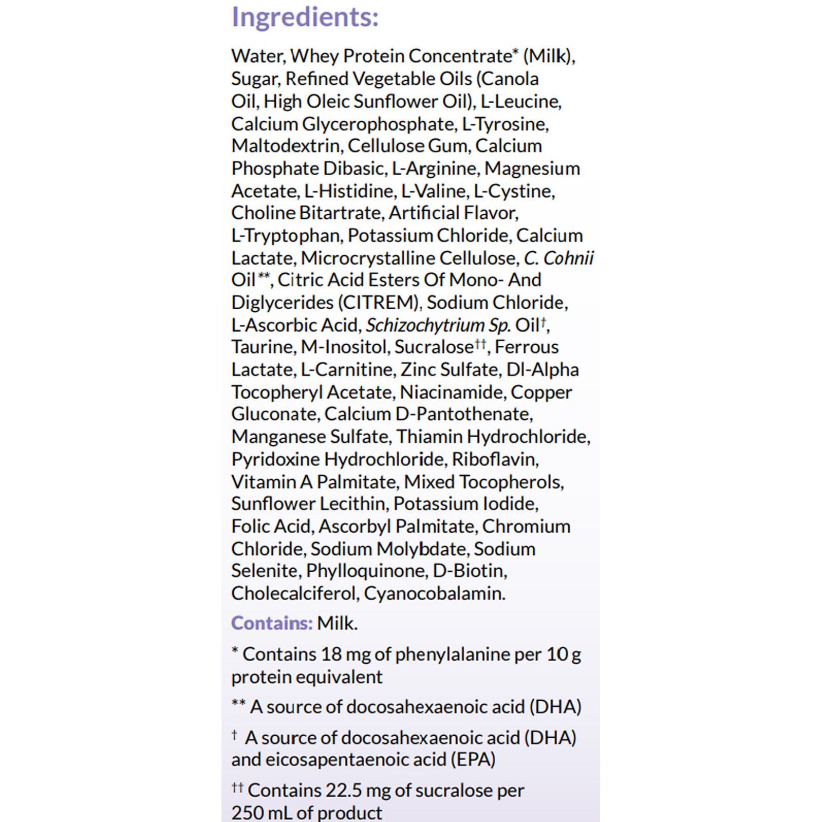 PhenylAde GMP READY Oral Supplement