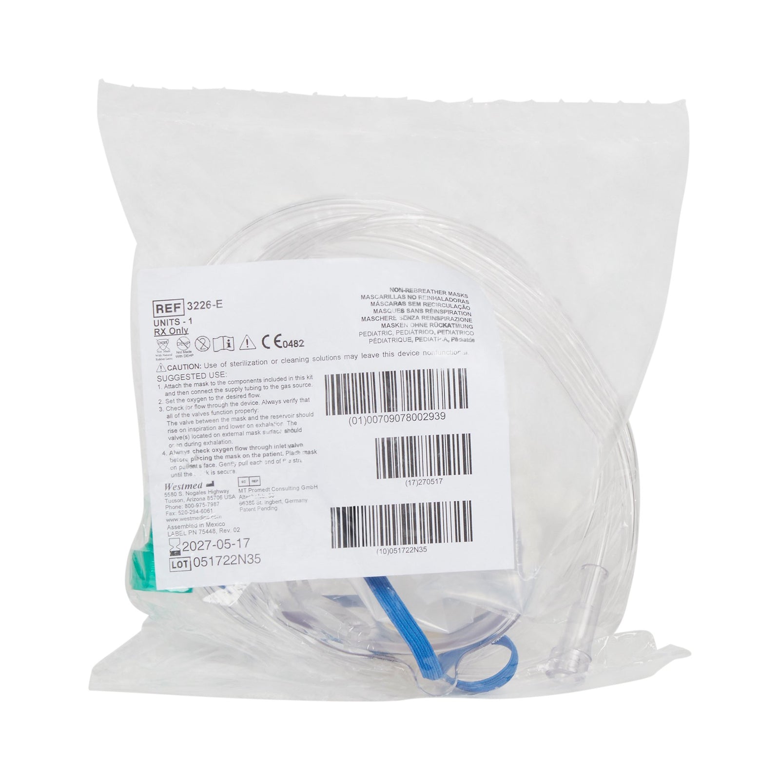 McKesson Nonrebreather Oxygen Mask