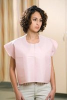 Exam Cape White One Size Fits Most Front / Back Opening Without Closure Unisex