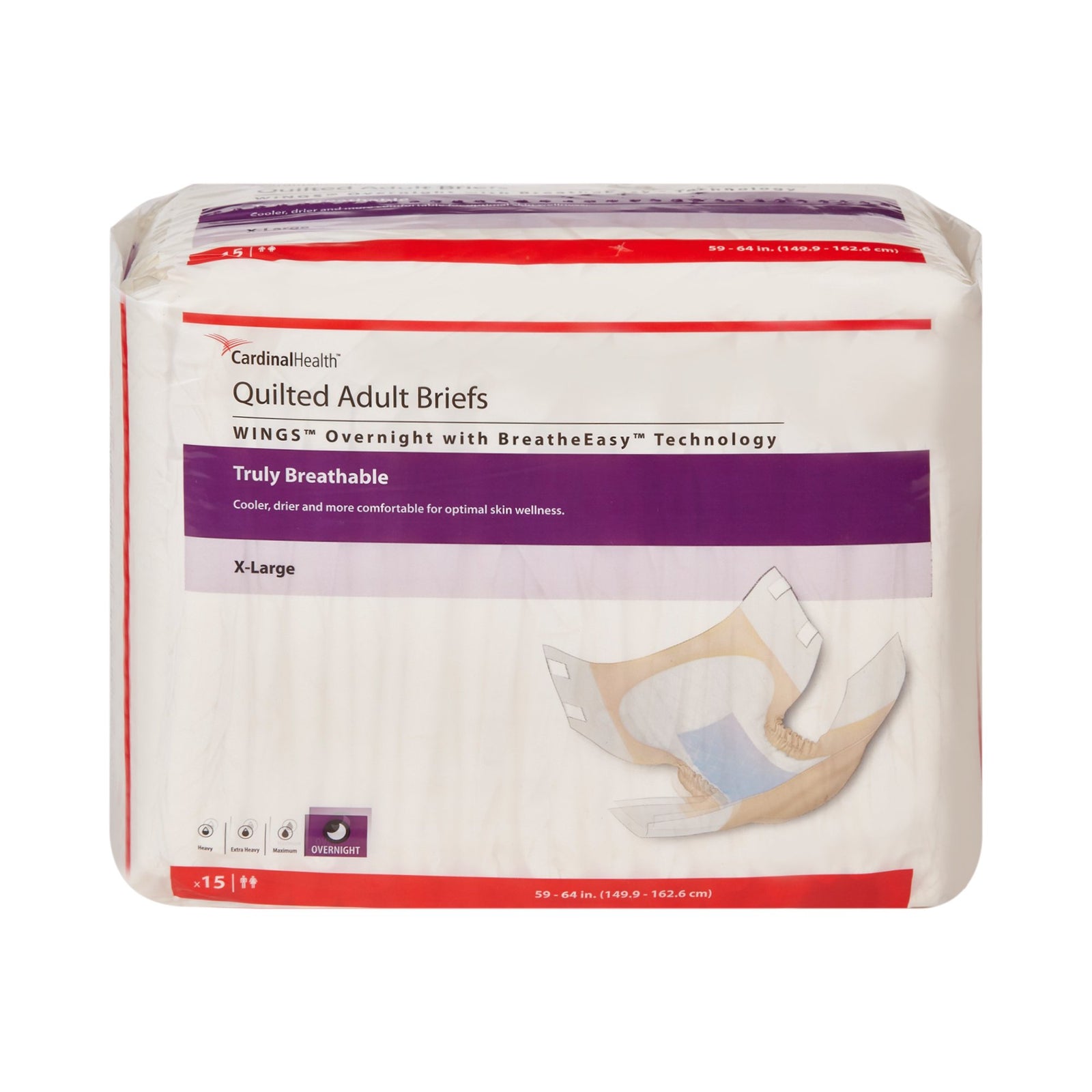 Wings Unisex Adult Incontinence Brief