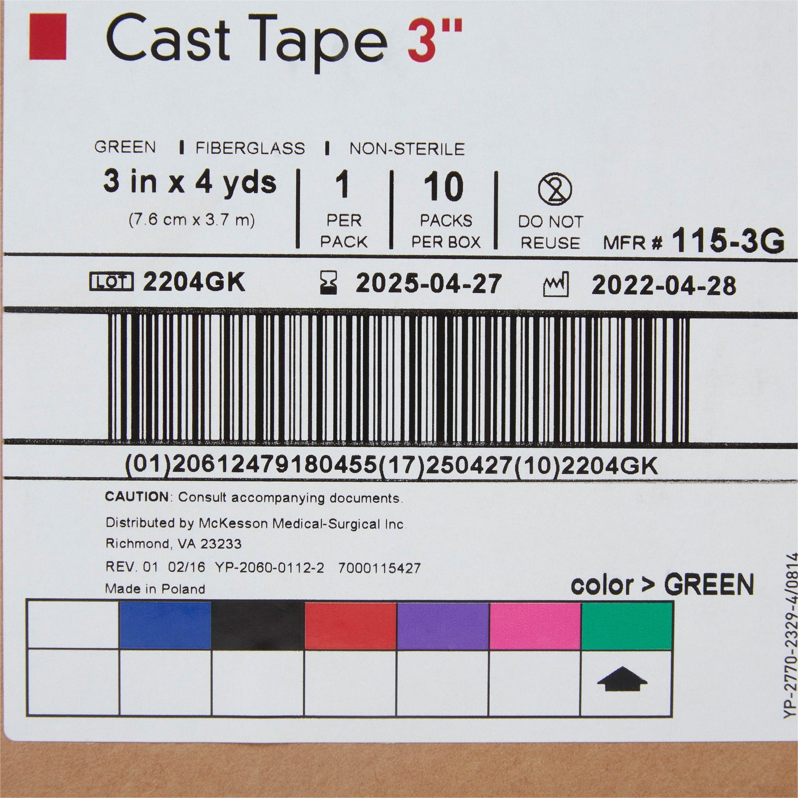 McKesson Cast Tape