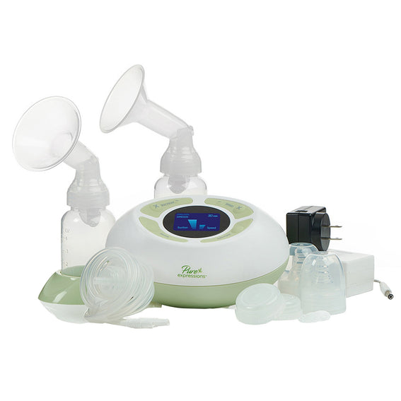 Pure Expressions Double Electric Breast Pump Kit