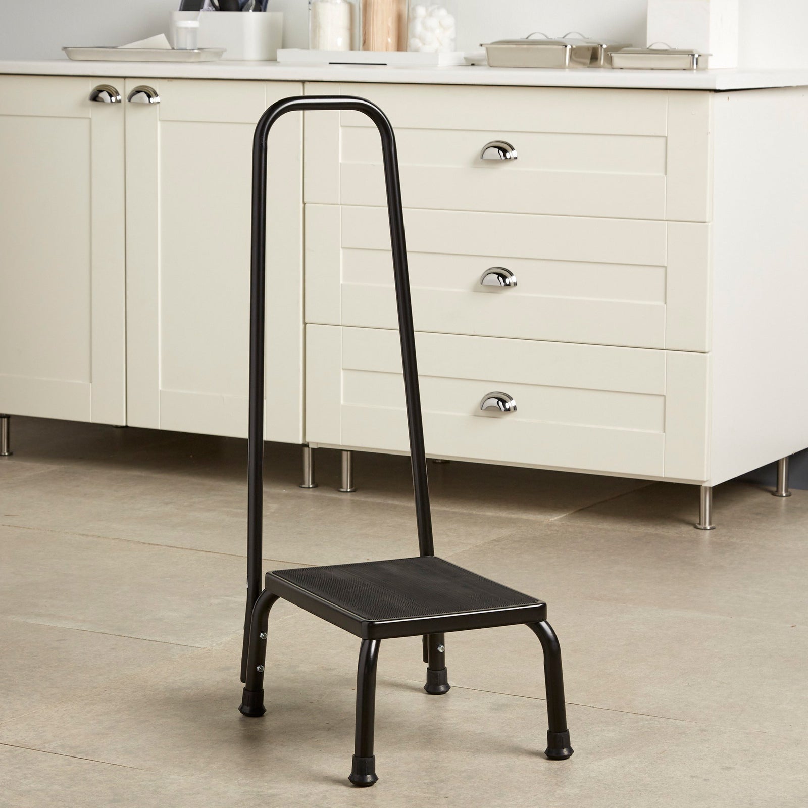 McKesson Step Stool With Handrail