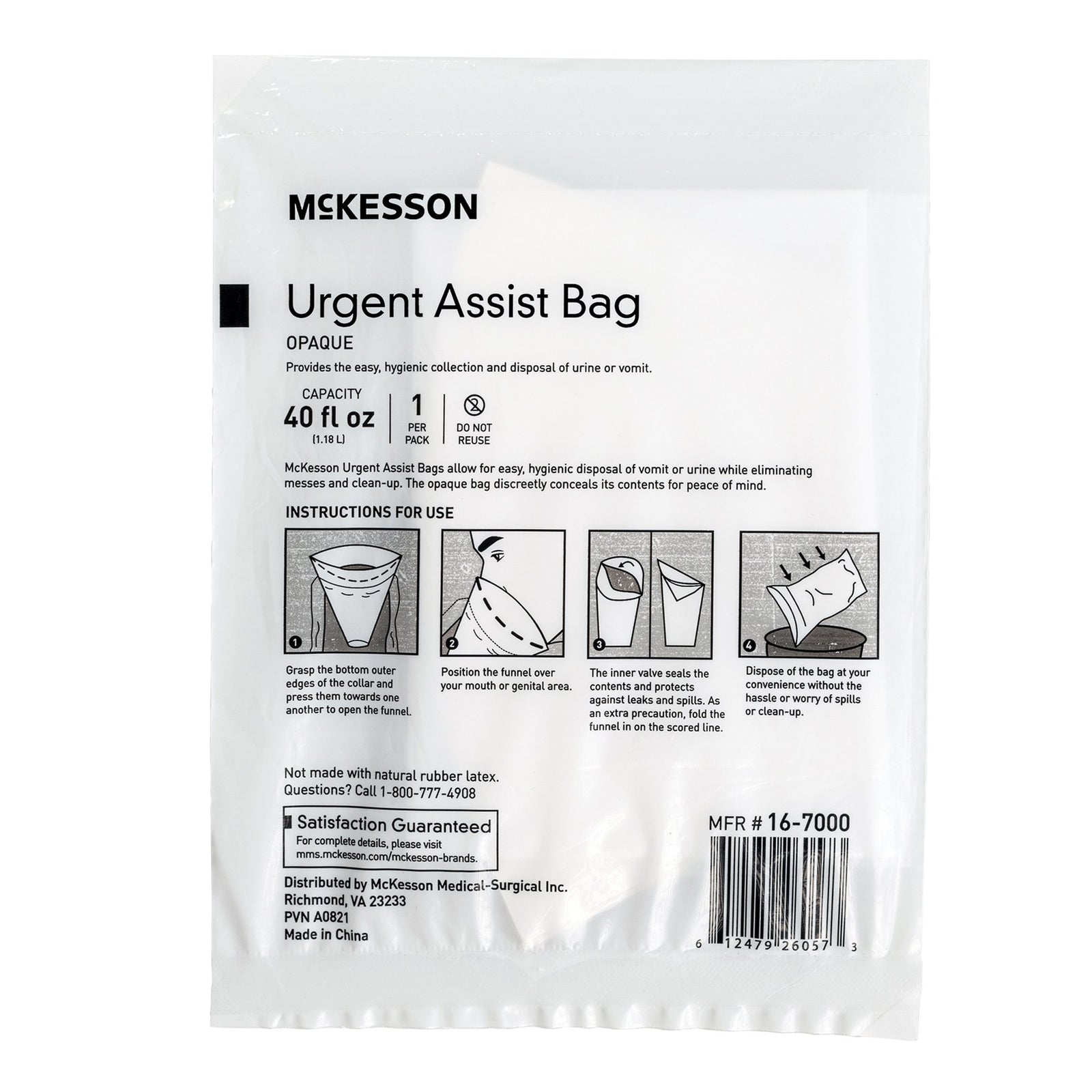 McKesson Emesis Bag