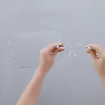 Frame Face Shields - Crystal Clear Vision - Replaceable Visors