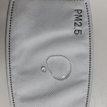 PM 2.5 Filter - 5 Layers - Meltblown + Activated Carbon Fabric - 10 Pack