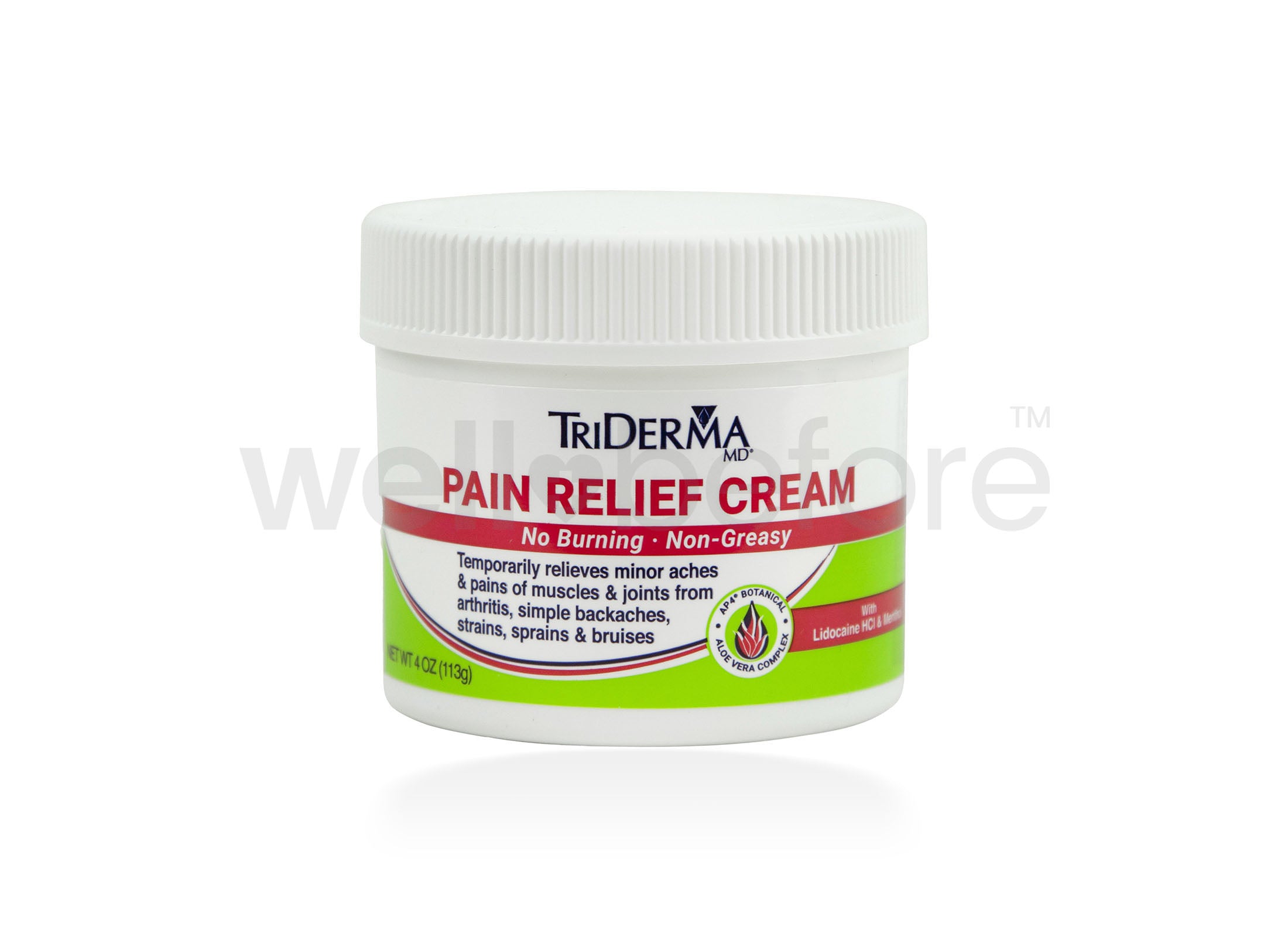 Genuine Virgin Aloe TriDerma MD Pain Relief Cream