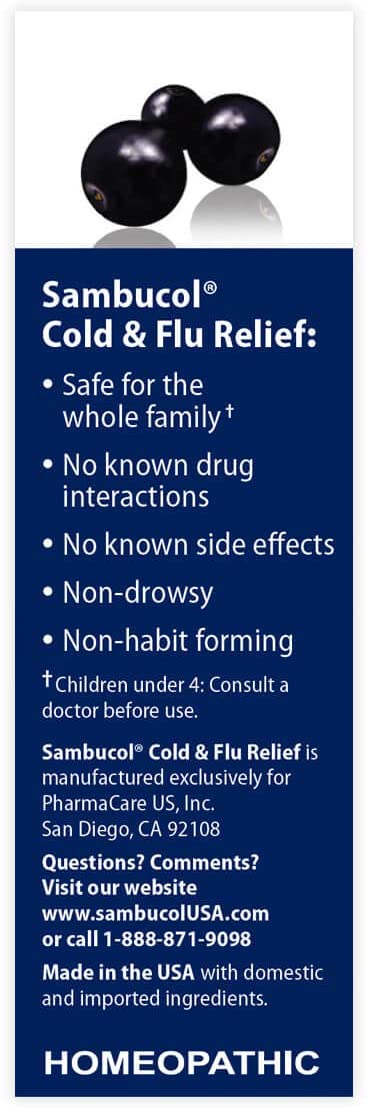 Sambucol Black Elderberry Cold & Flue Relief
