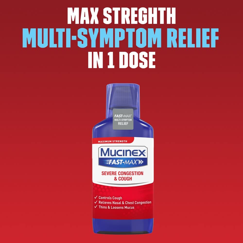Mucinex Fast-Max Severe Congestion & Cough Liquid