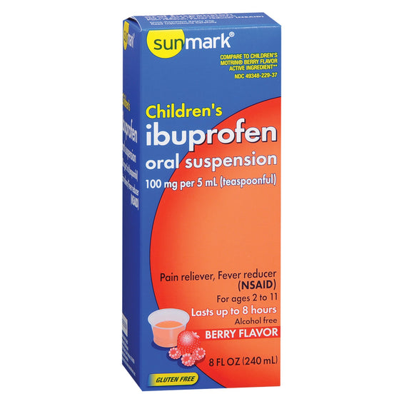 sunmark® Ibuprofen Children's Pain Relief, 8 oz.