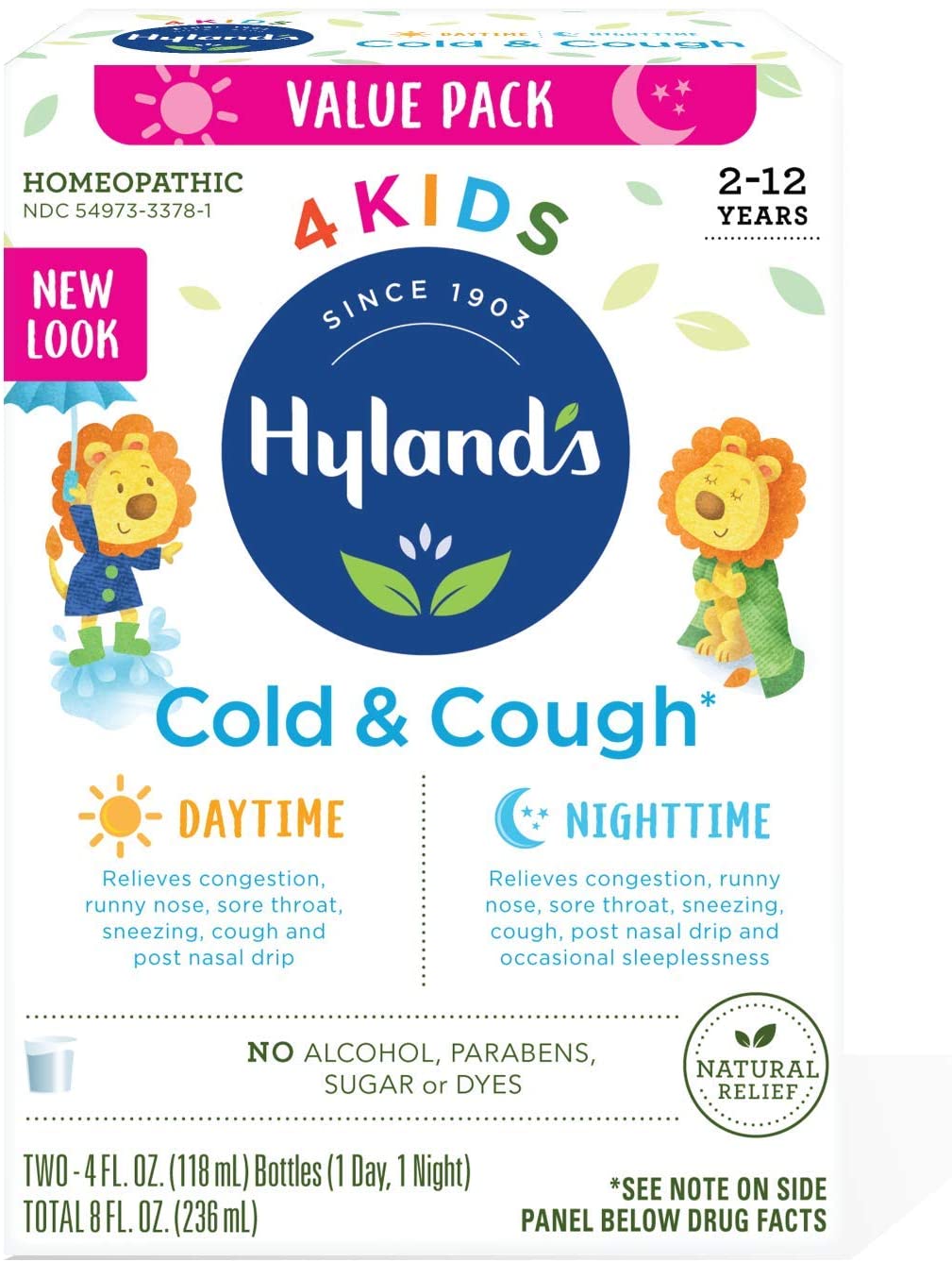 Hyland's Kids Cold Medicine Day/Night
