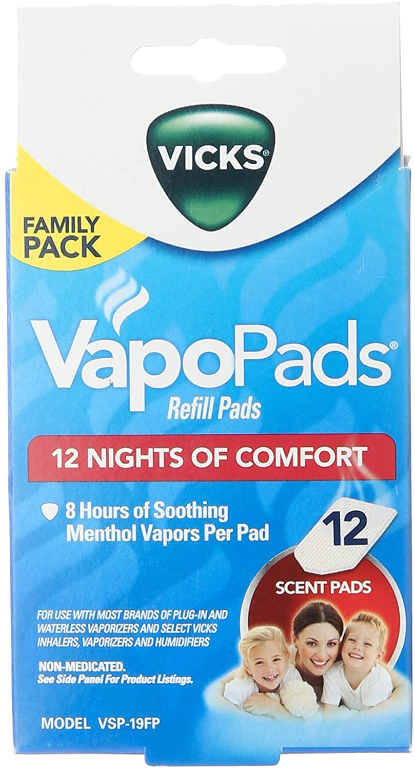 Vicks VapoPads Methol 8Hr.