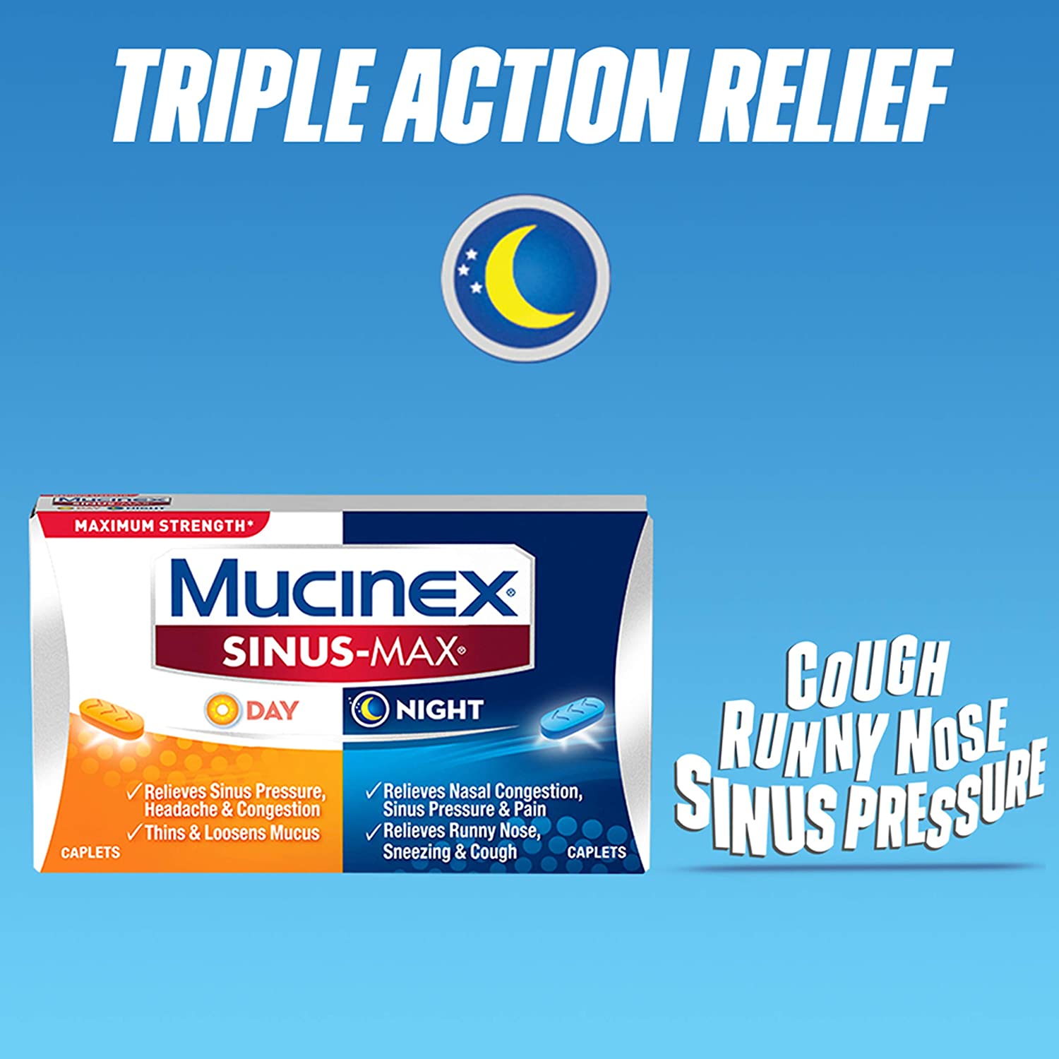 Mucinex Sinus-Max Max Strengthen Day/Night