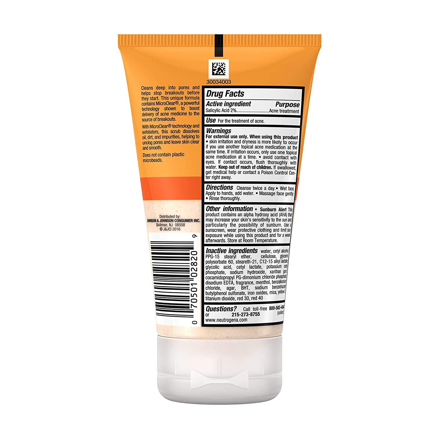 Neutrogena Oil-Free Acne Face Scrub