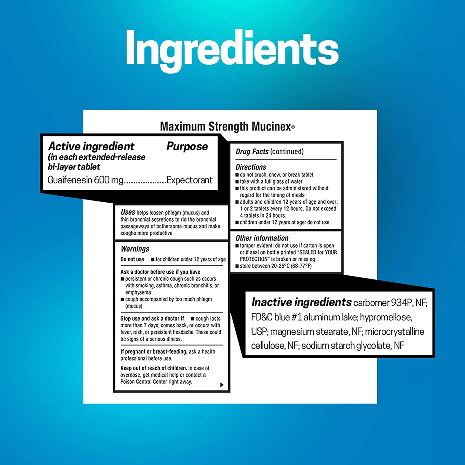 Mucinex Chest Congestions Expectorant 12H Guaifenesin