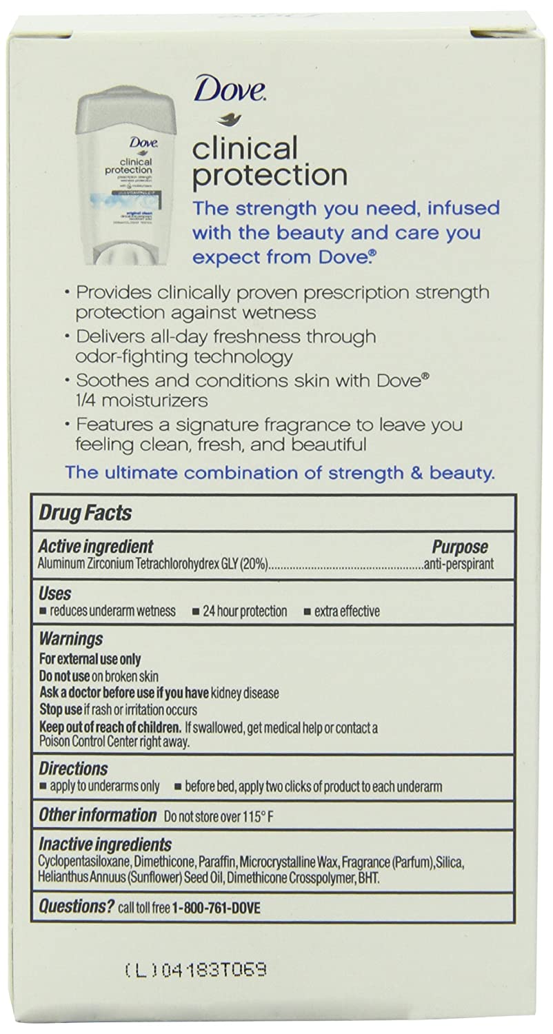 Dove Clinical Protection Antiperspirant Deodorant