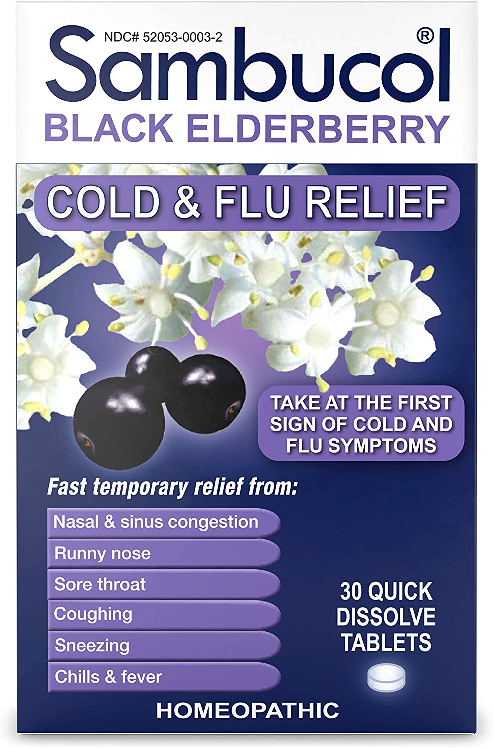 Sambucol Black Elderberry Cold & Flue Relief