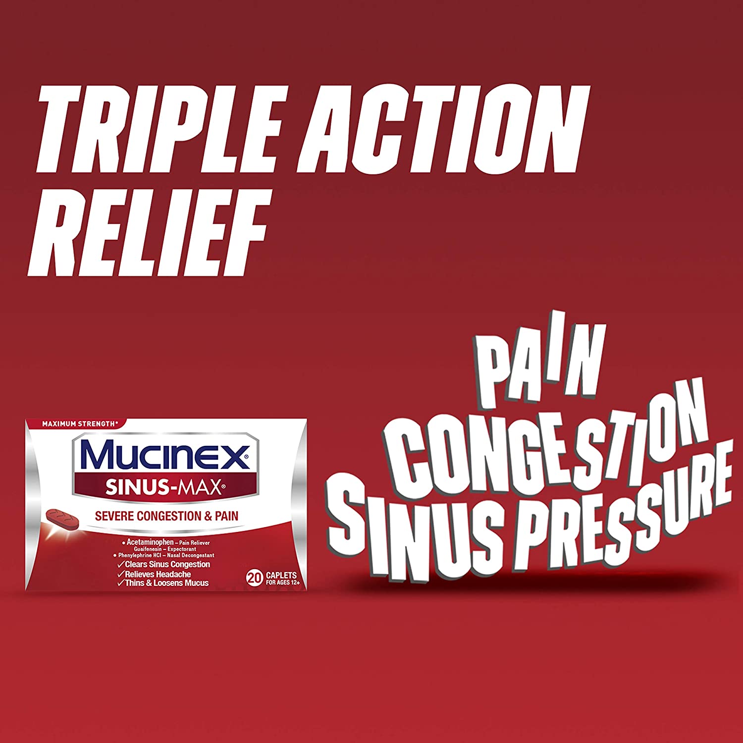 Mucinex Sinus-Max Max Strength Severe