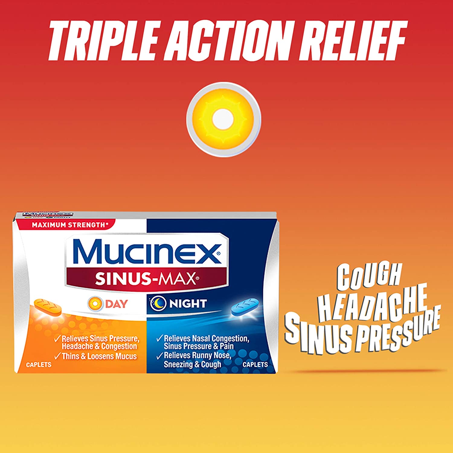 Mucinex Sinus-Max Max Strengthen Day/Night