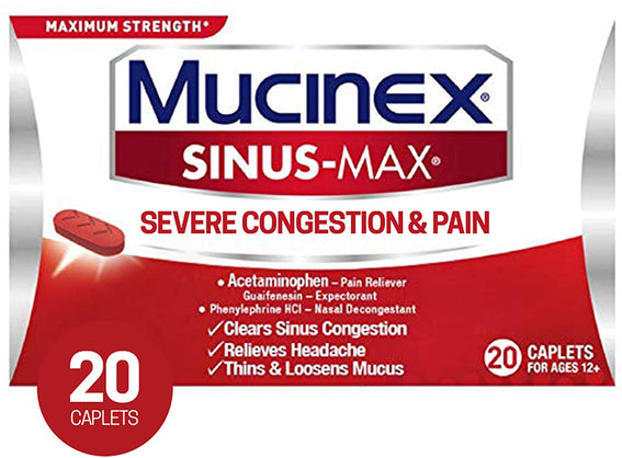 Mucinex Sinus-Max Max Strength Severe