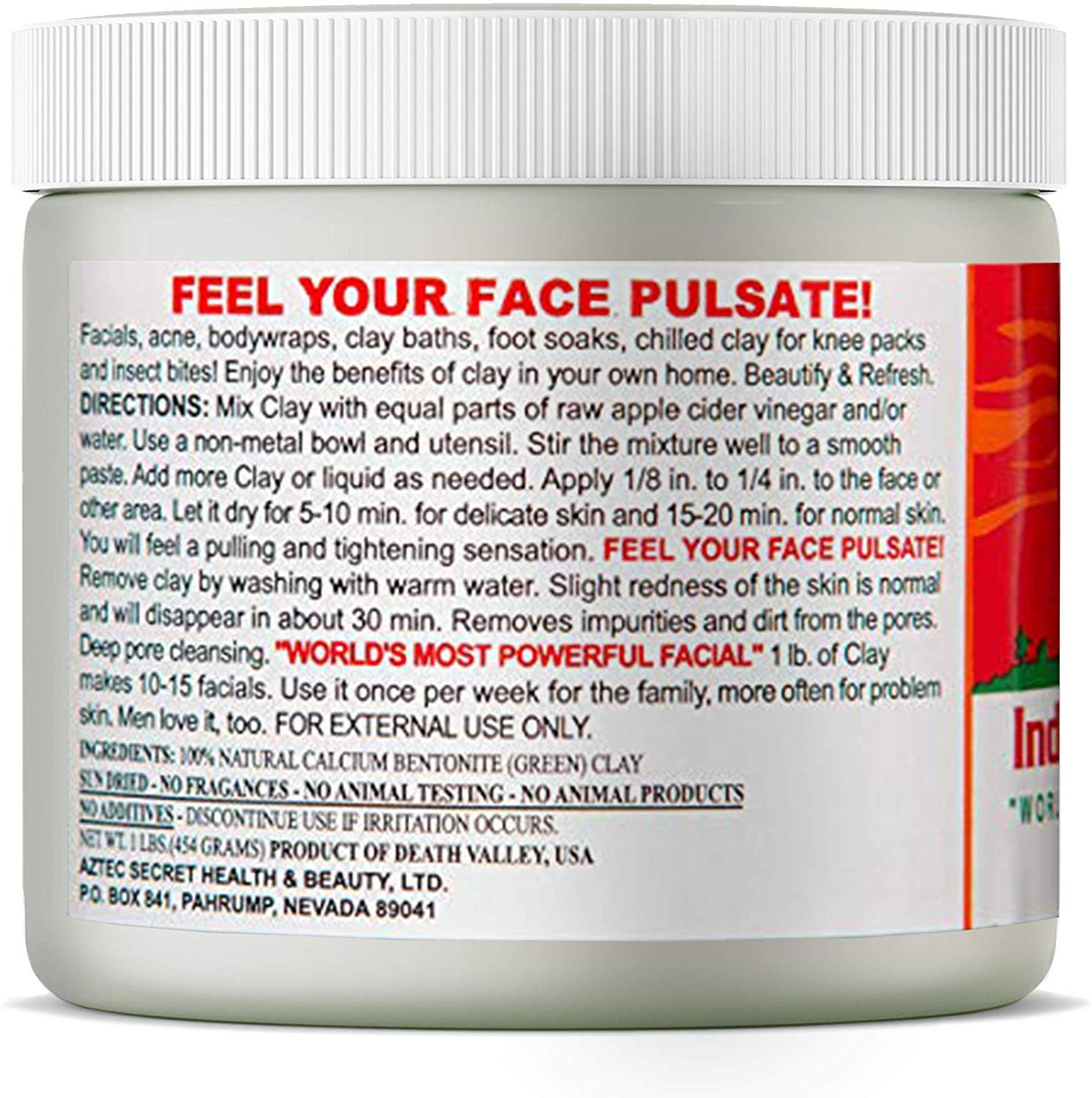 Aztec Secret Deep Pore Cleansing Facial and Body Mask