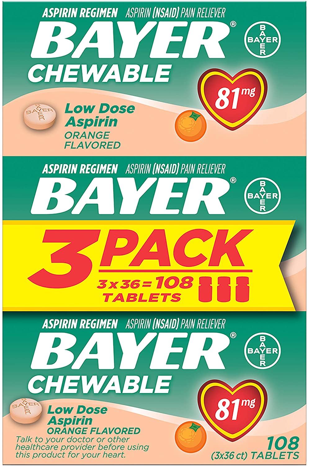Bayer Chewable Aspirin
