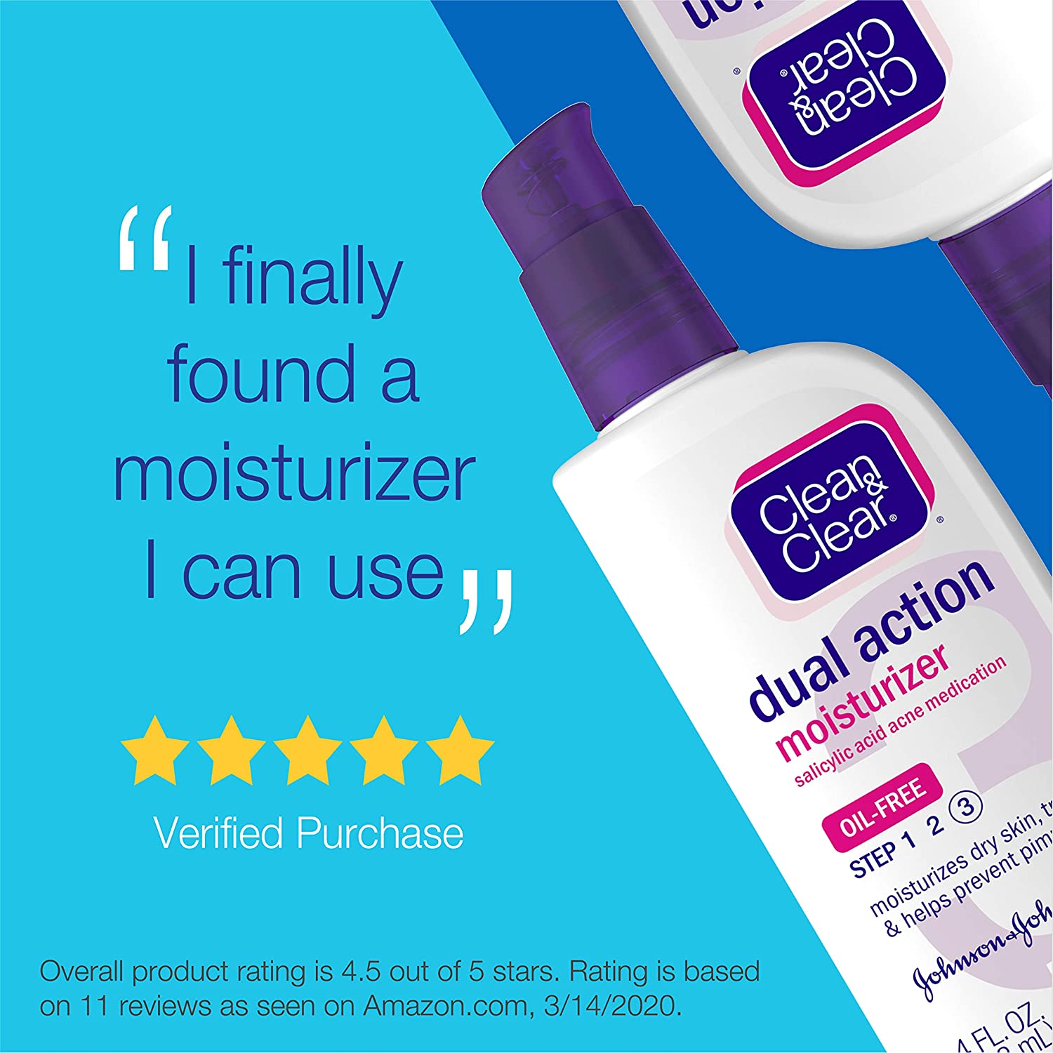 Clean & Clear Dual Action Facial Moisturizer