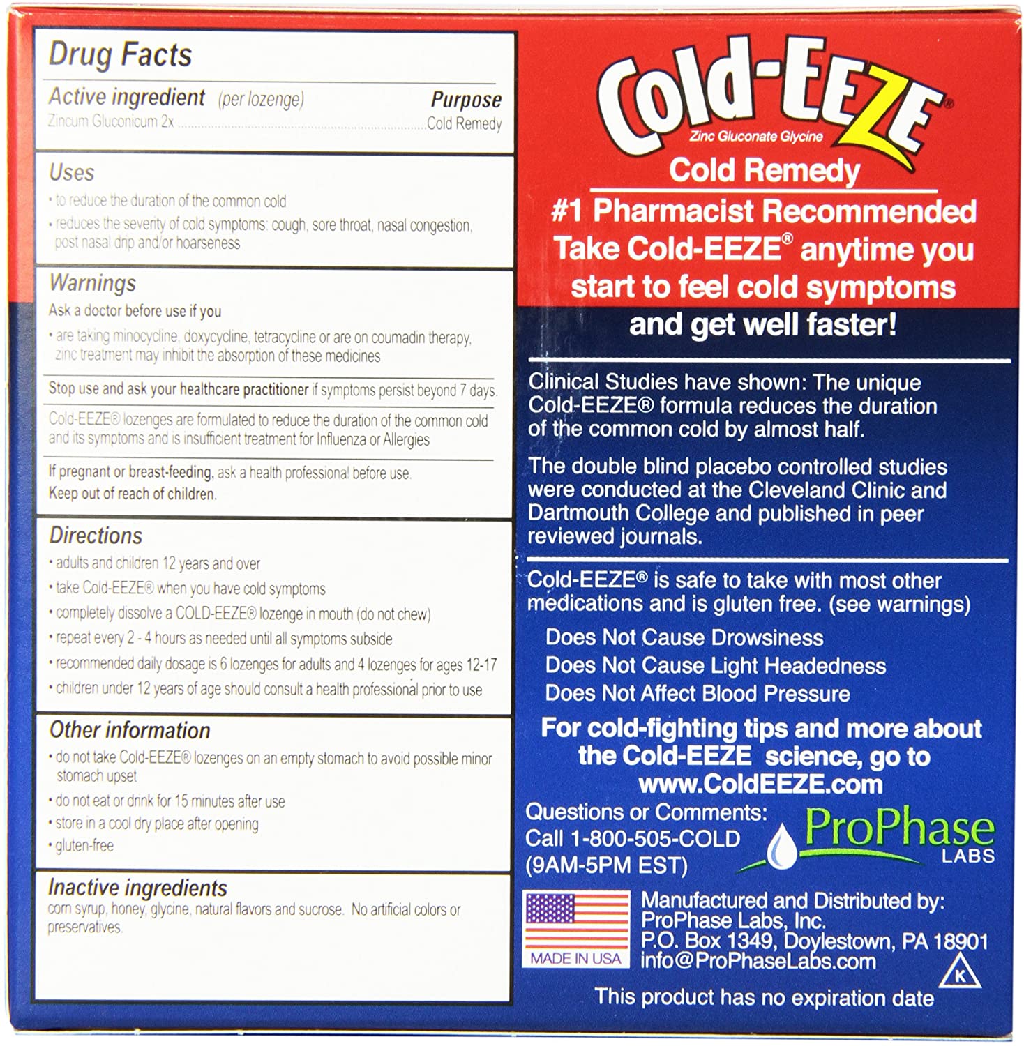 Cold-EEZE Cold Remedy Lozenges