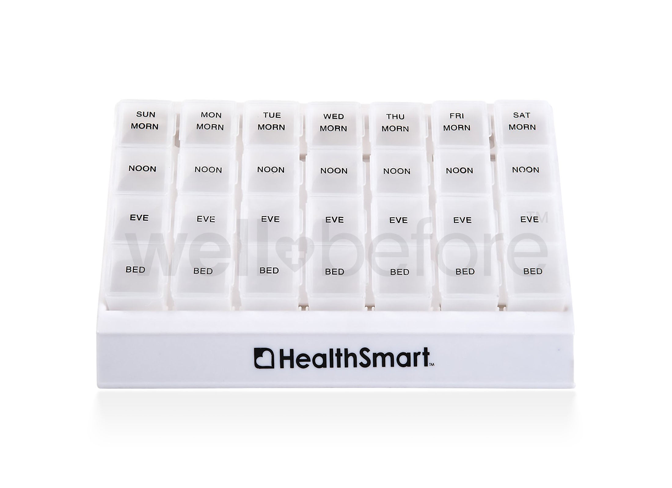 HealthSmart Weekly Pill Organizer