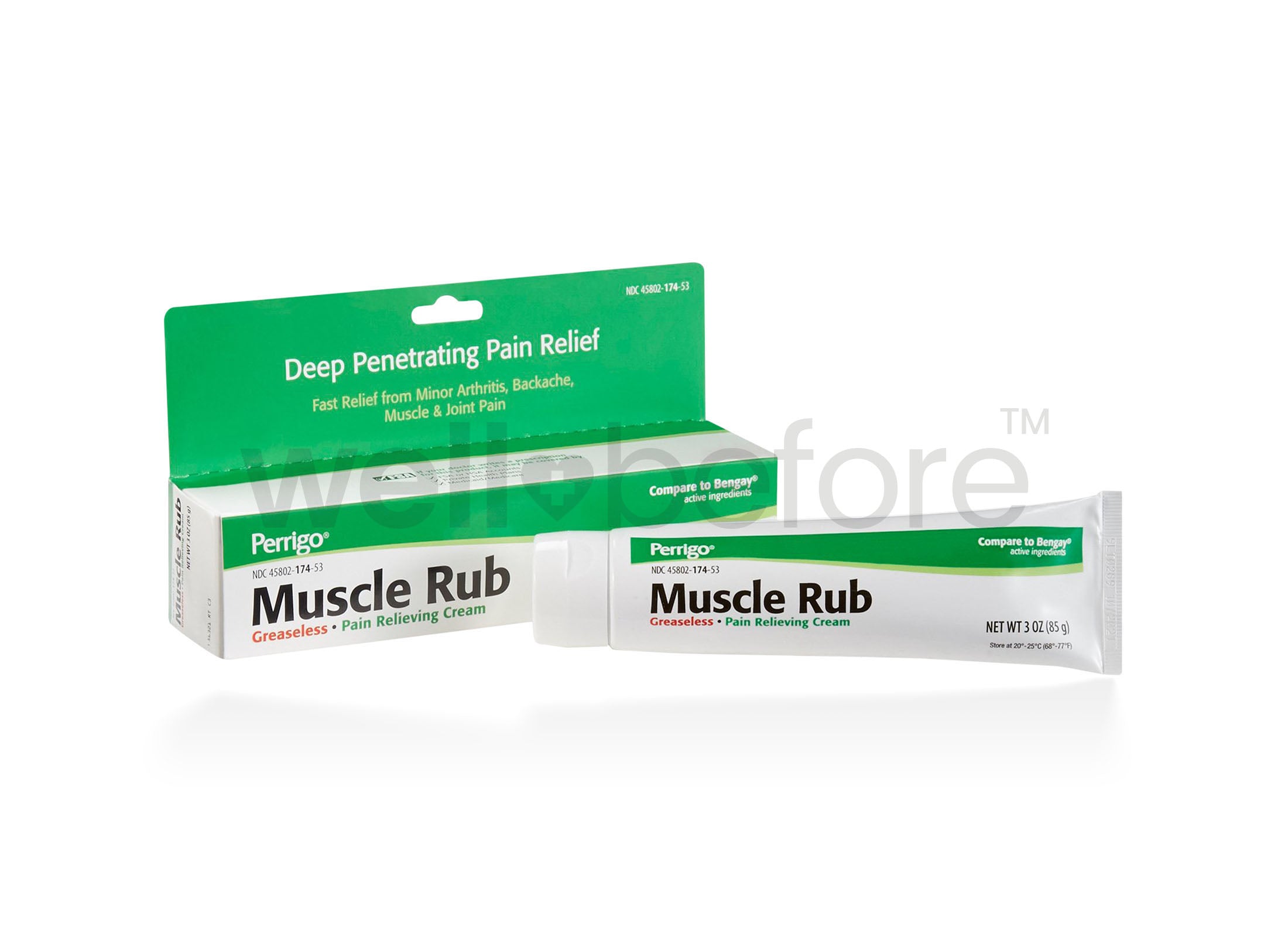 Perrigo Muscle Rub Pain Relieving Cream