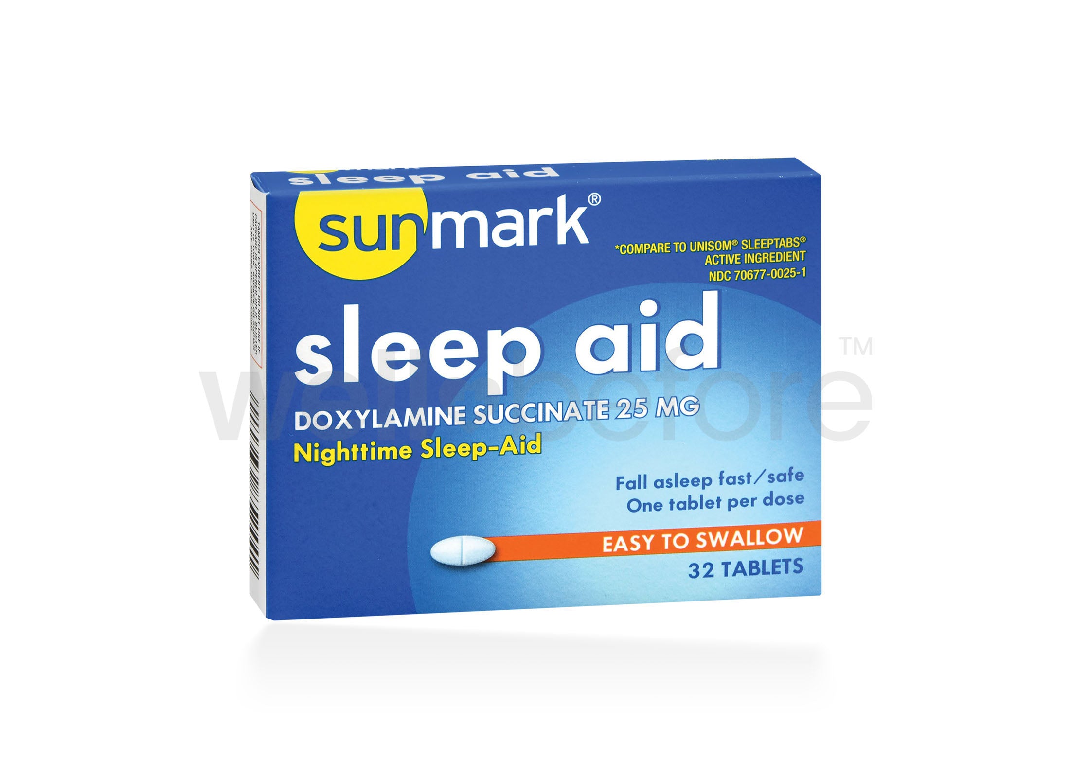 sunmark Sleep Aid Doxylamine Succinate Nighttime