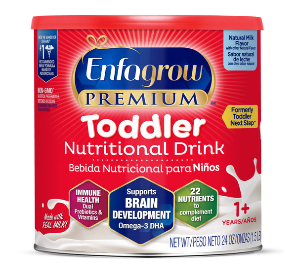 Enfagrow Premium™ Toddler Next Step® Natural Milk Pediatric Oral Supplement, 24 oz. Can