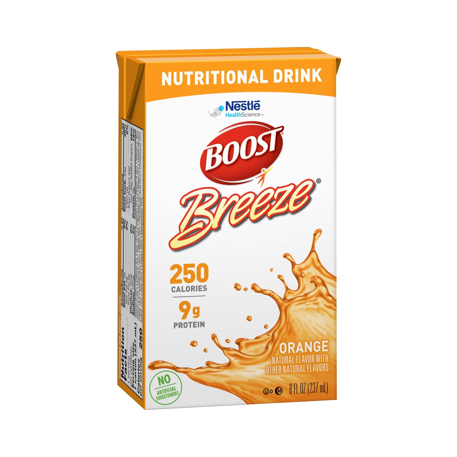 Boost Breeze® Orange Oral Supplement, 8 oz. Carton, 24 per Case