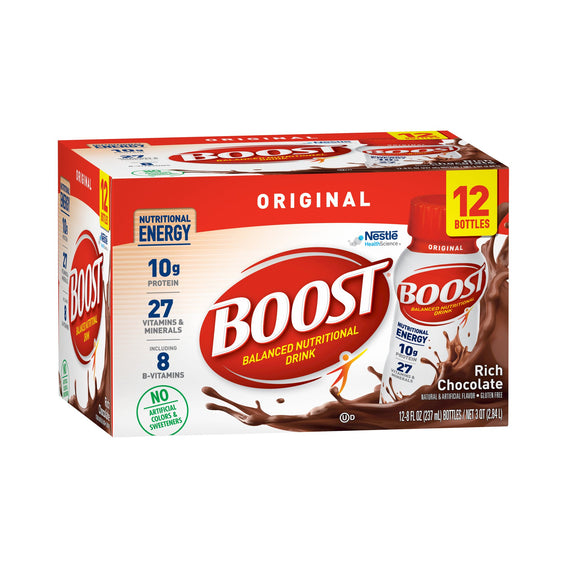 Nestle Healthcare Boost Original Rich Chocolate Flavor Nutritional Drink