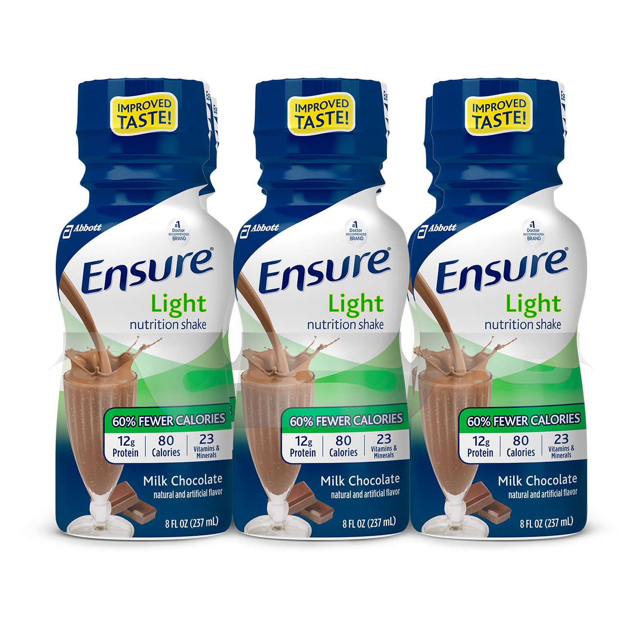 Ensure® Light Chocolate Oral Supplement, 8 oz. Bottle