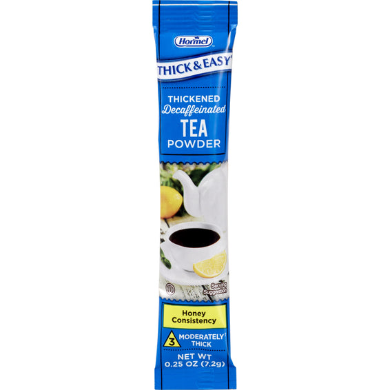 Thick & Easy® Decaffeinated Tea Honey Consistency Thickened Beverage, ¼ oz. Packet of Powder