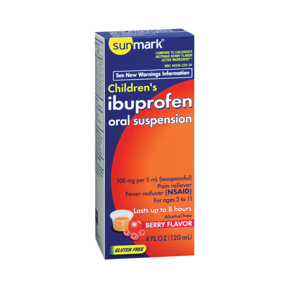 Sunmark Pain Relief 160 mg / 5 mL Strength Ibuprofen