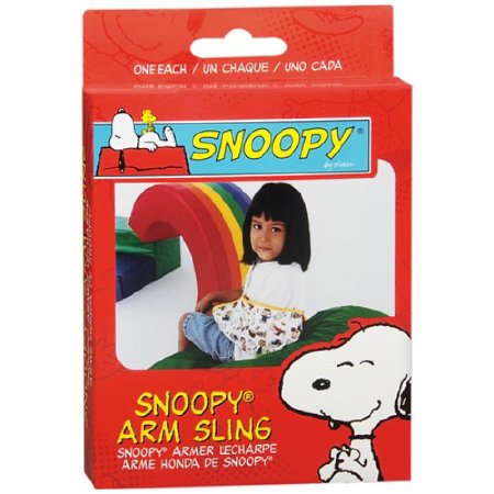Sport Aid™ Pediatric Snoopy Character Print Polyester / Cotton Arm Sling, Medium