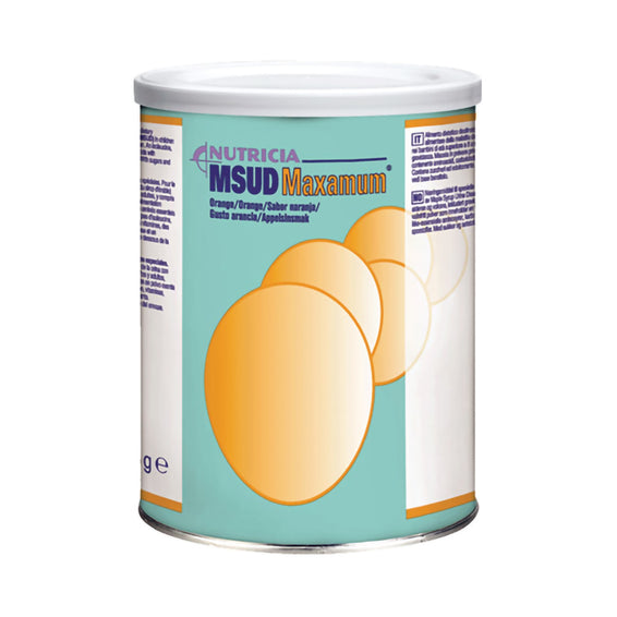 MSUD Maxamum® Orange Flavor MSUD Oral Supplement, 454 Gram Can
