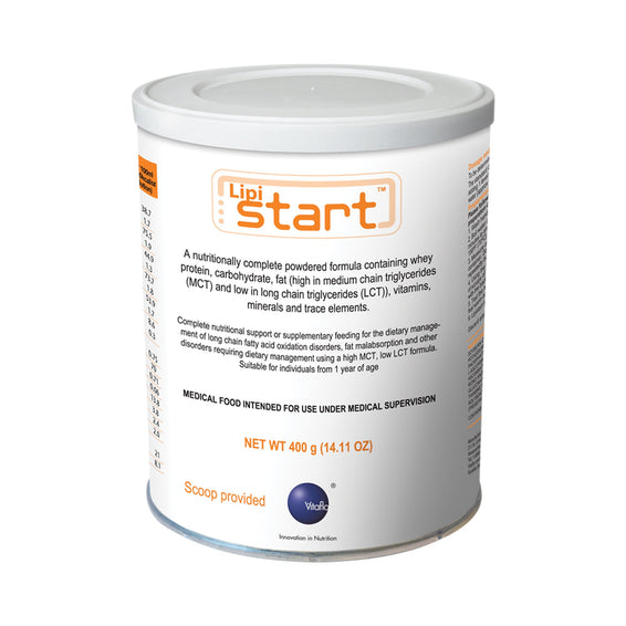Lipistart™ Unflavored Metabolic Oral Supplement, 400 Gram Can