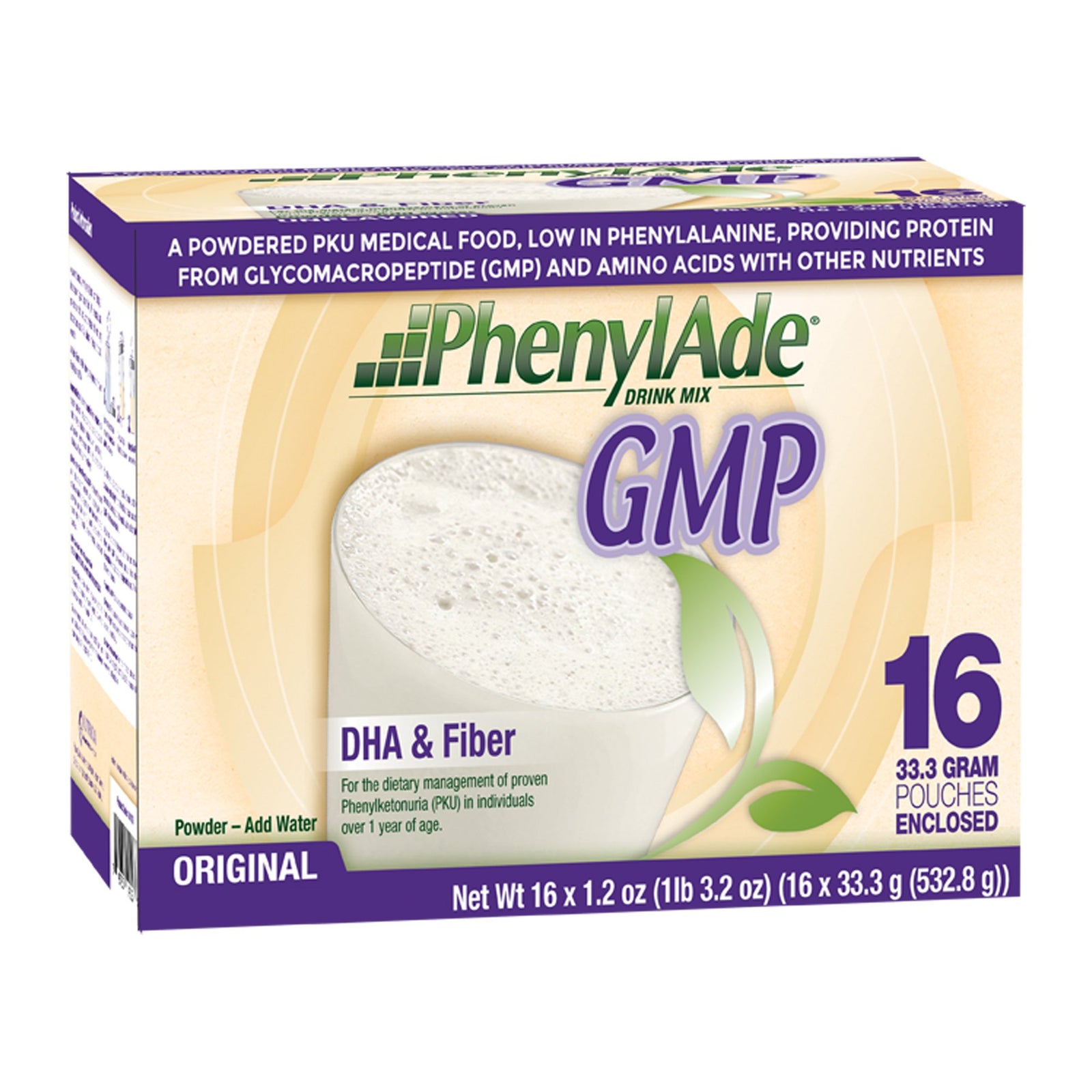 PhenylAde® GMP Chocolate Flavor PKU Oral Supplement, 33.3 Gram Individual Packet