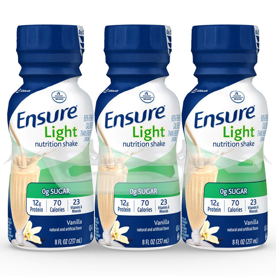 Ensure® Light Vanilla Oral Supplement, 8 oz. Bottle