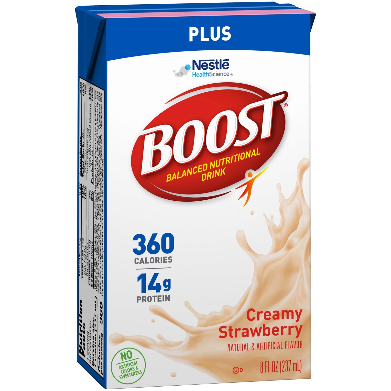 Boost Plus Oral Supplement Creamy Strawberry Flavor