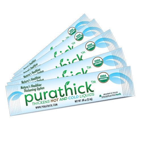 Beverage Thickener purathick™ 2.4 Gram Individual Packet Unflavored Powder Consistency Varies By Preparation