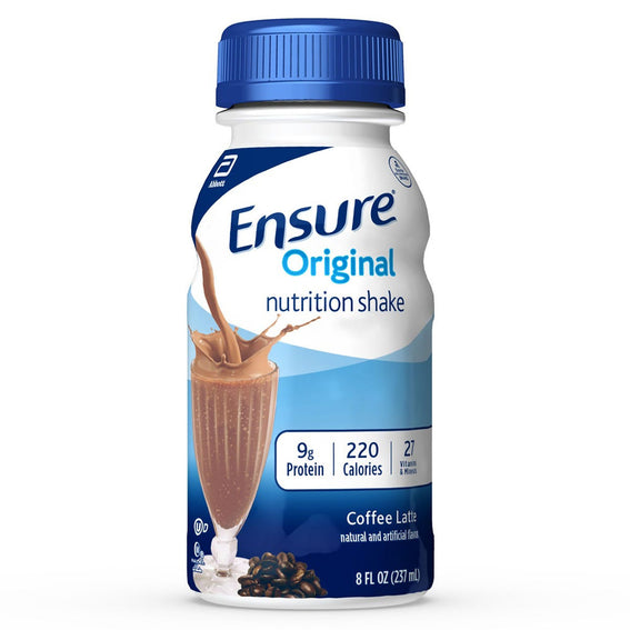 Ensure® Original Coffee Latte Oral Supplement, 8 oz. Bottle
