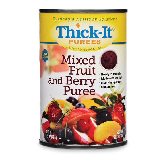 Thick-It® Ready to Use Purees Mixed Fruit and Berry Purée, 15 oz. Can
